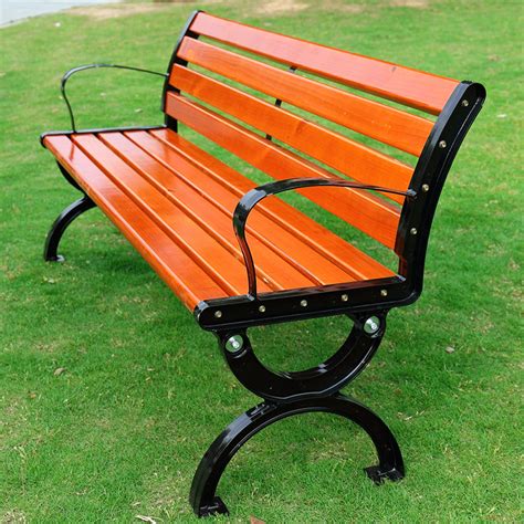 哈尔滨公园塑木椅