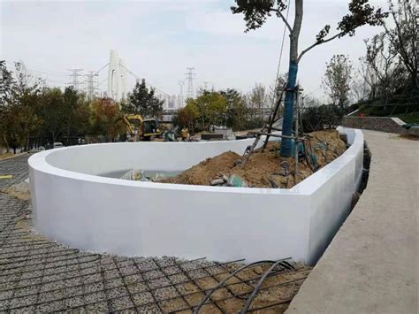 哈尔滨透光玻璃钢花池造型