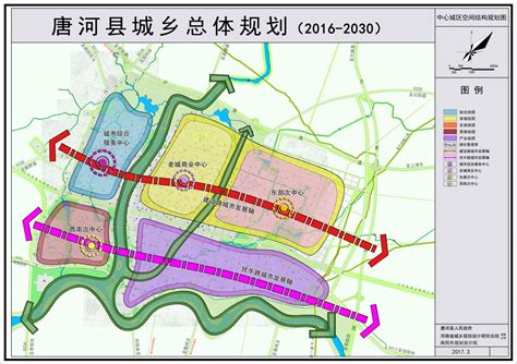 唐河县唐州新城规划图