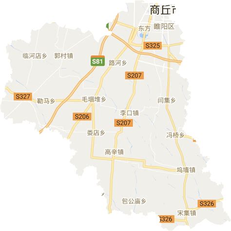 商丘市睢阳区地图