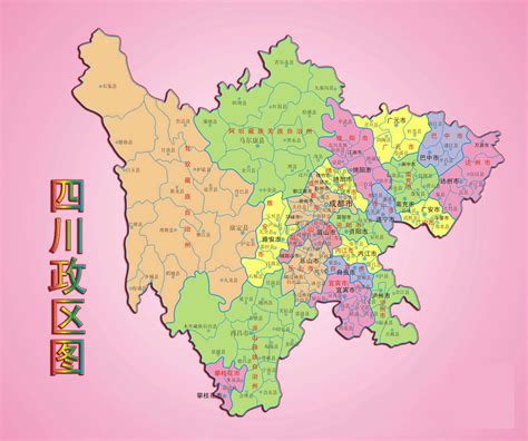 四川省达州市地图