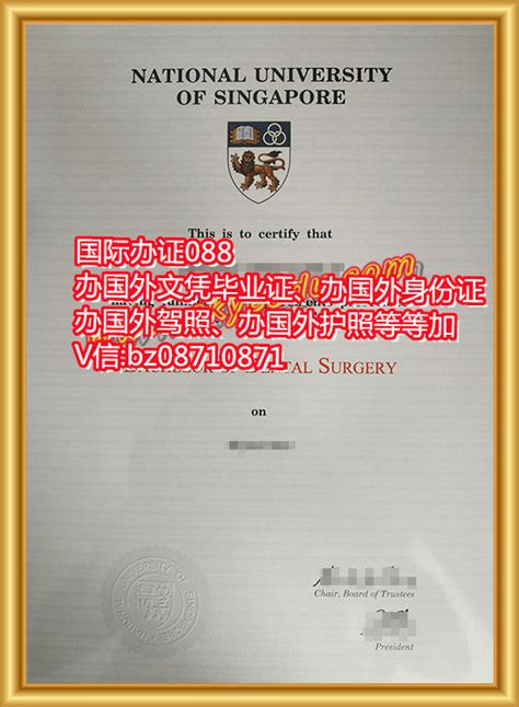 国外留学毕业证新加坡