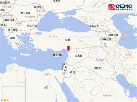 土耳其发生6.3级地震海平面