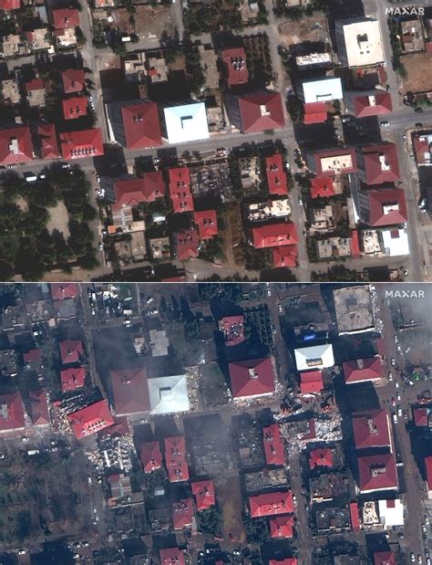 土耳其地震前后对比图曝光