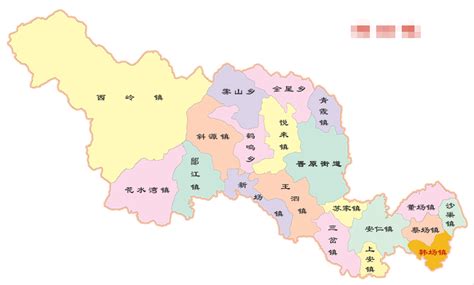 大邑乡镇地图
