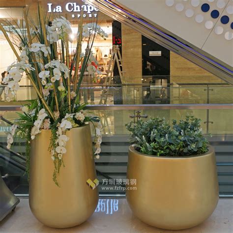 天津商场组合玻璃钢花盆
