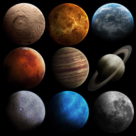 太阳系9大行星