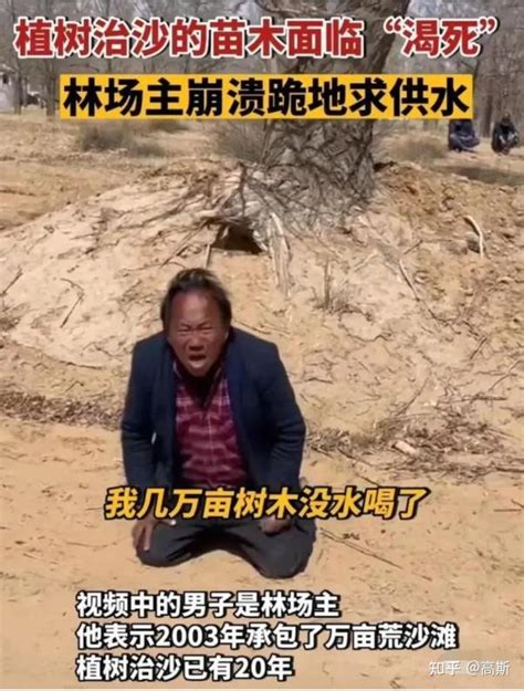 央广网评万亩治沙林被断水限流