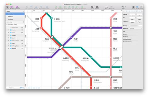 如何用软件自制地铁图