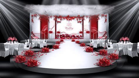 婚礼舞台背景装饰