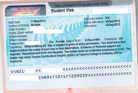 学生新西兰签证多少钱