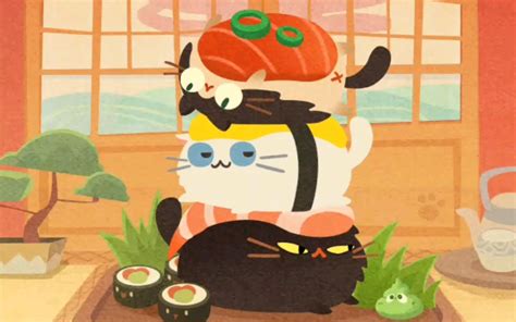寿司猫叠高高