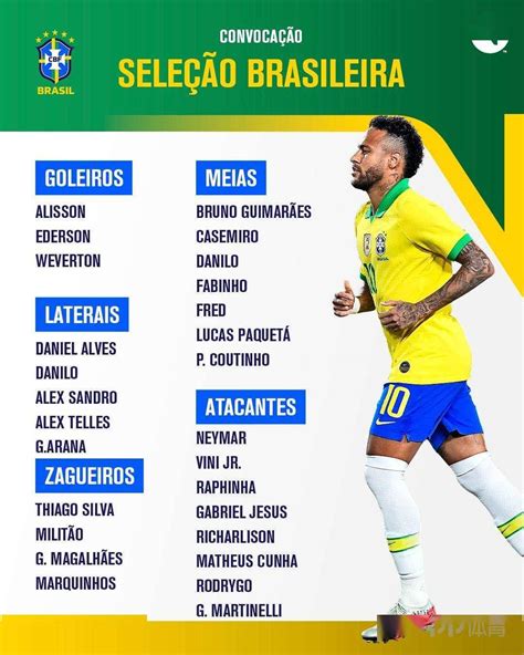 巴西队最新名单9号