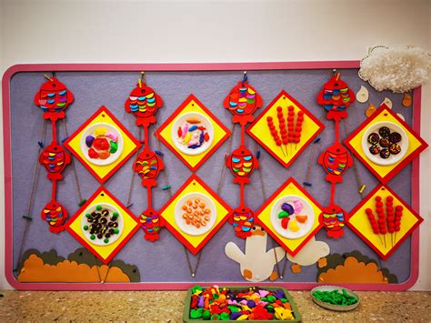 幼儿园新年主题墙布置