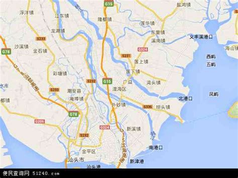 广东省汕头市澄海区地图