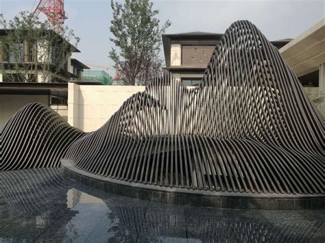 广东镂空不锈钢假山雕塑艺术造型