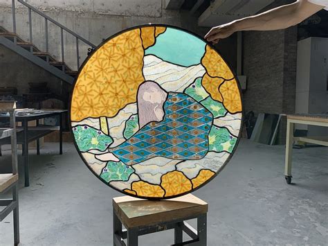 广安市艺术彩色玻璃设计