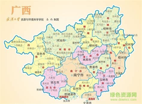 广西地图高清版大图