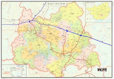 广西横县南乡镇公路规划
