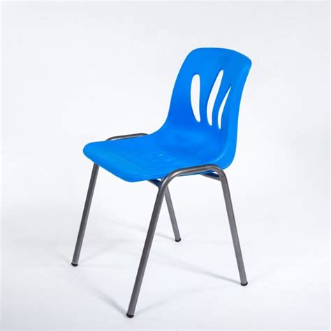弧形铁架塑料椅