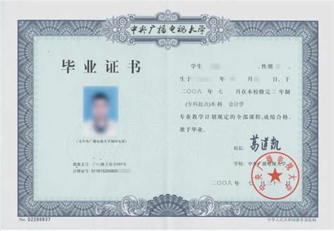 惠州电大毕业证