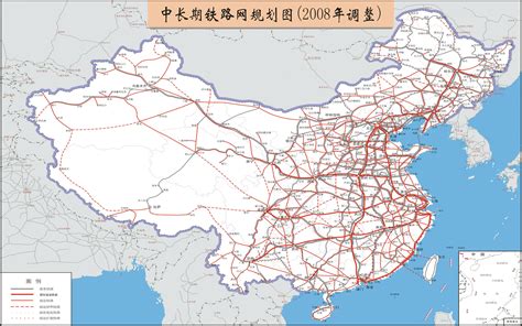 我国2050铁路规划图