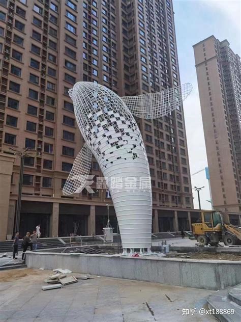 房地产水景大型不锈钢城市雕塑