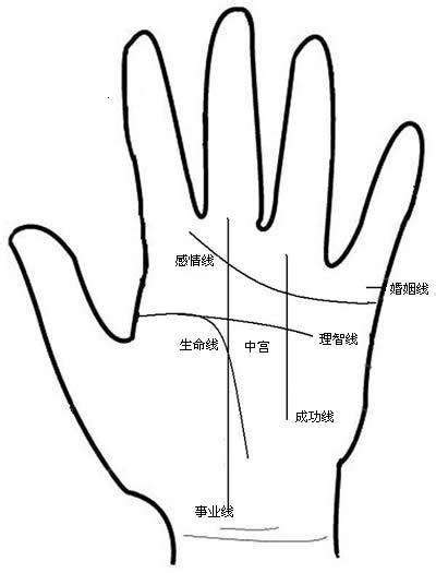 手掌纹路详细分析图