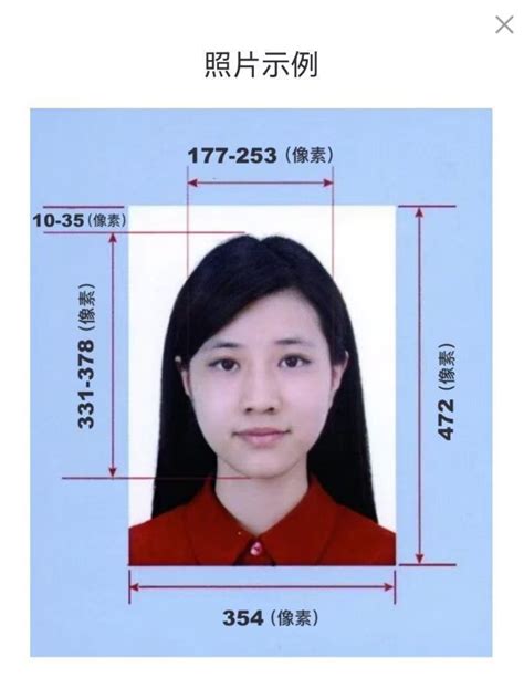 护照大小的电子照片