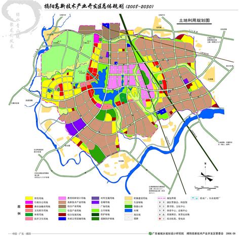 揭阳产业园路段规划图