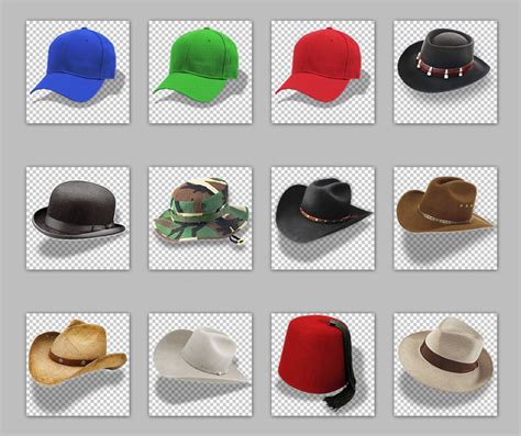 搜索各种各样帽子
