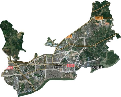 新塘镇详细地图