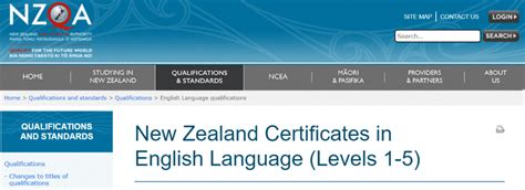 新西兰认可技能证书