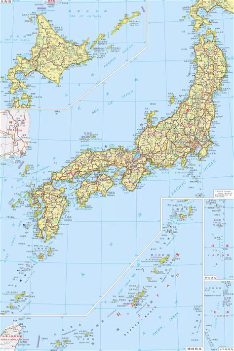 日本地图高清图片