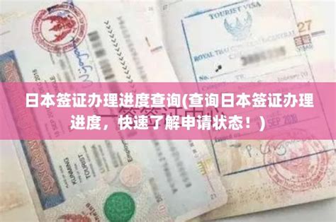日本签证进度查询中文入口