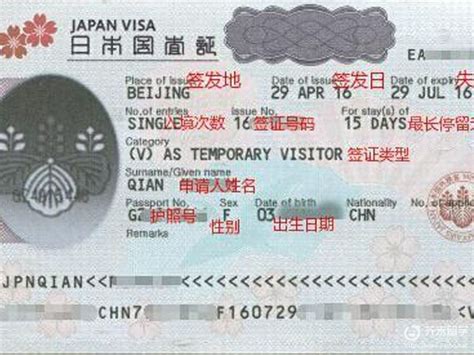日本签证 大专