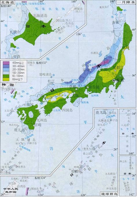 日本西海岸气候干湿变化