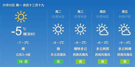 星期三北京天气预报