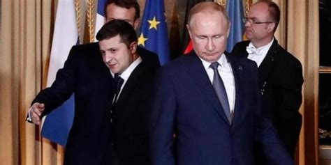 普京和乌克兰总统照片