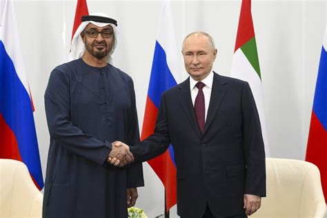 普京访问阿联酋总统府