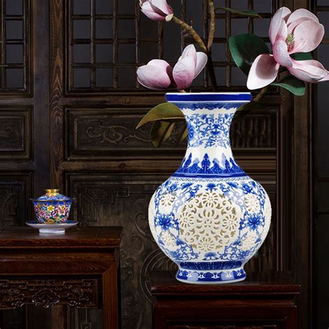 景德镇陶瓷花瓶客厅摆件