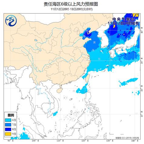最新渤海海面风力预报