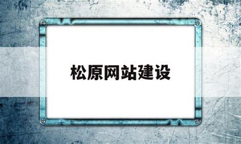 松原网站建设服务