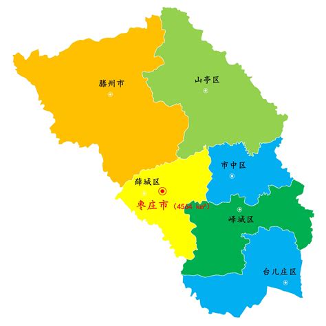 枣庄地图高清版市中区