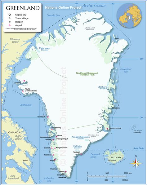格陵兰岛可居住面积