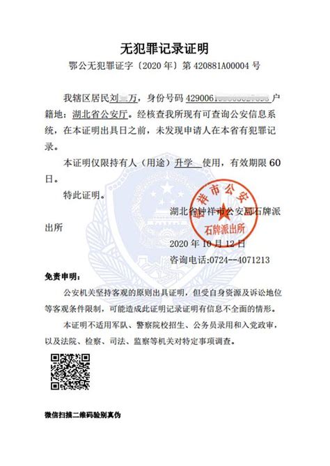 桂林地区网上查询无犯罪记录