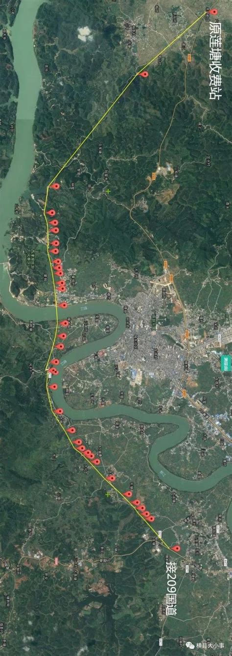 横县南新二级路规划图