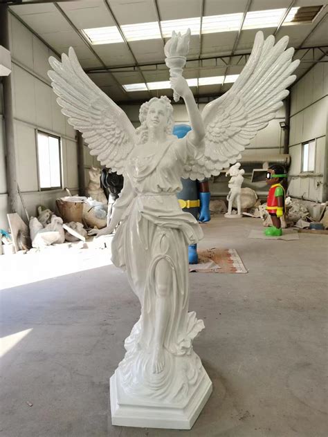 欧式复古天使玻璃钢雕塑