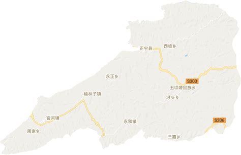 正宁县地图高清全图