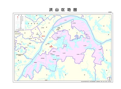 武汉市洪山区地图范围